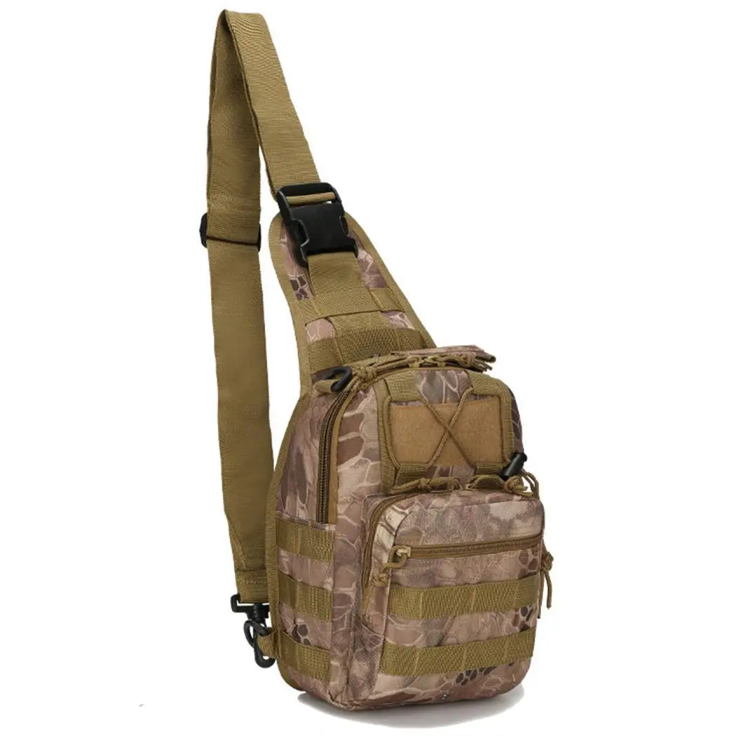 Men Casual Adjustable Print Zipper Riding 1 Shoulder Main Bag Front Pocket Handbag | Спорт и развлечения