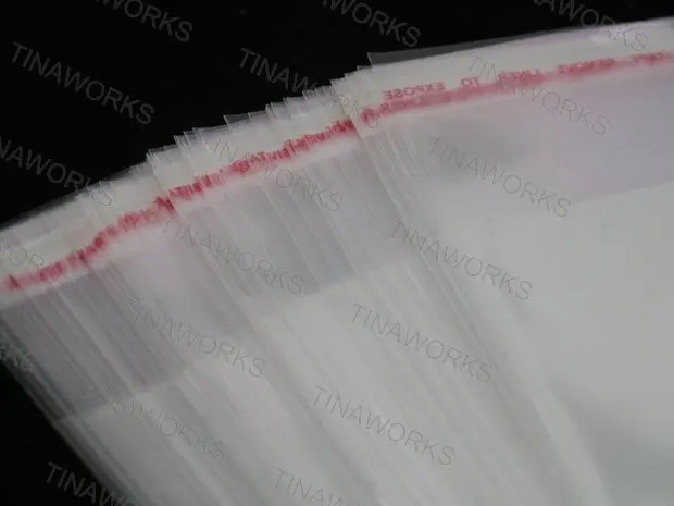 

Free Shipping 1000pcs clear OPP Bag for bracelet & necklace in size 6*32cm with self adhesive seal Plastic/PE Packing Bags