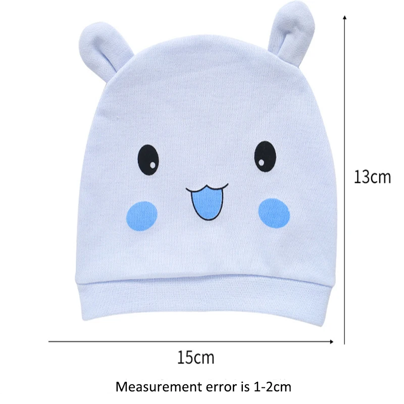 Gorro de algod&oacute;n para beb&eacute; reci&eacute;n nacido, gorras hecho a mano, c&aacute;lido y suave, para oto&ntilde;o y primavera, CL5243-5