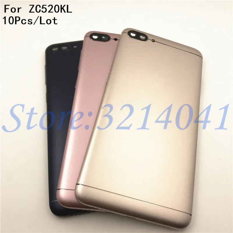 

10 шт./лот Новинка для Asus Zenfone 4 Max ZC520KL чехол для аккумулятора задняя дверь задняя крышка с боковыми кнопками + логотип
