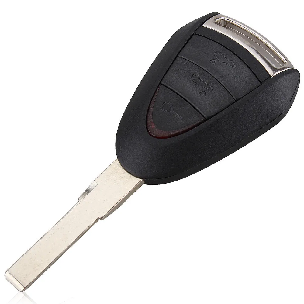 IZTOSS 3 Пуговицы Замена дистанционного брелок случае ключ оболочки blade для Porsche Cayenne