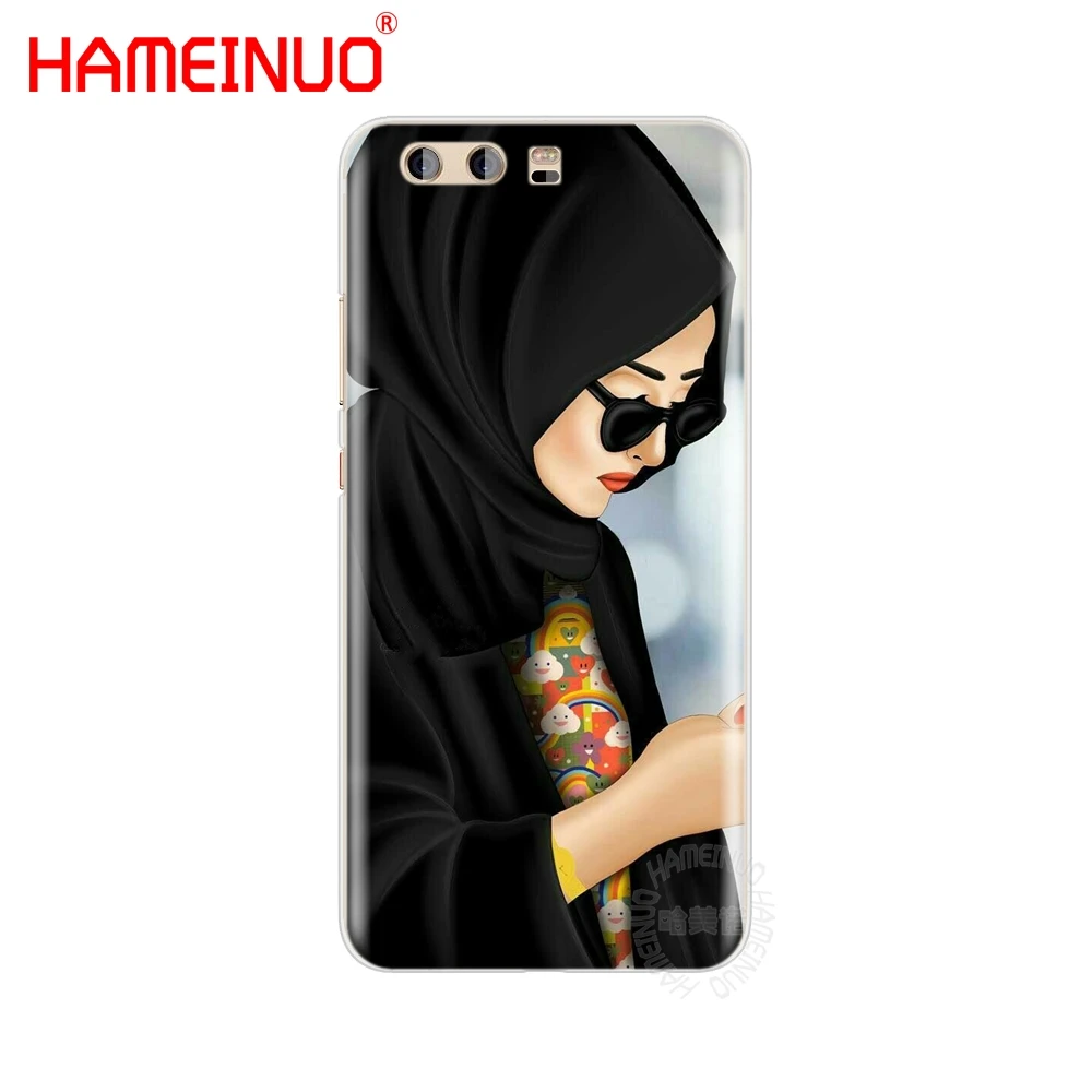 Hijab красивый мусульманский женский чехол для телефона huawei Ascend P7 P8 P9 P10 P20 lite plus pro G9