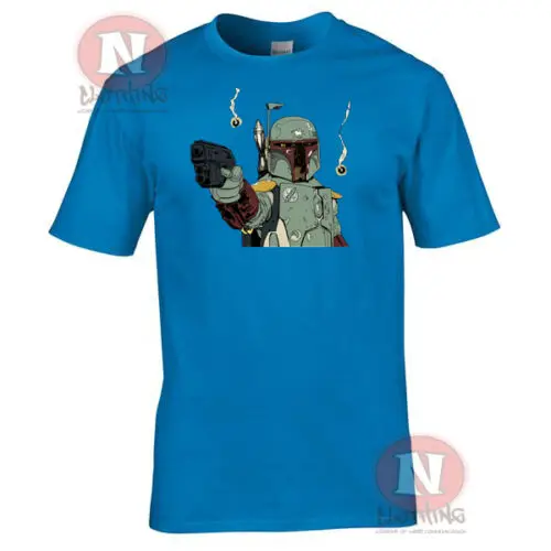 Boba Fett Bounty Hunter футболка с принтом Звездные войны премиум-класса новые модные