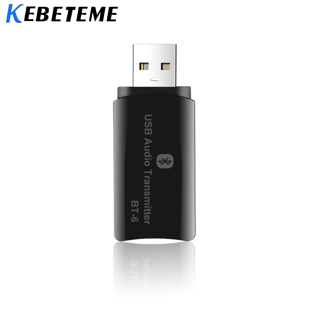 Беспроводной usb-адаптер KEBETEME Bluetooth BT 5 0 музыкальный аудиоприемник передатчик