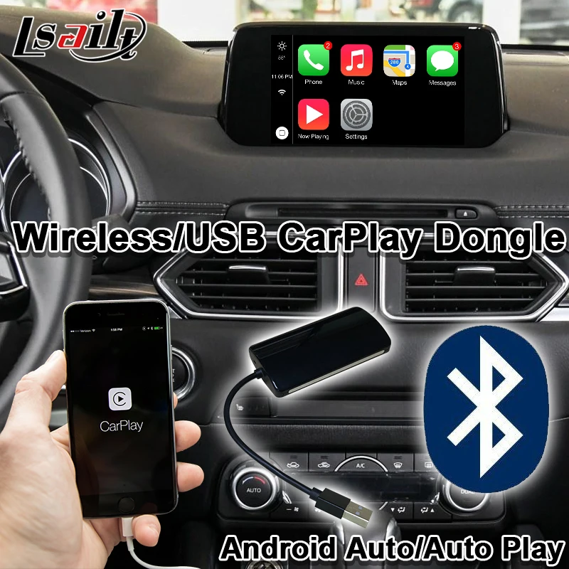Автомобильный мультимедийный видеоинтерфейс Lsailt Android 9 0 для Mazda CX-5 2013-20 поддержка
