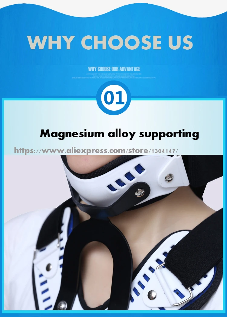 Medical Head Neck Chest Orthosis Adjustable Cervical Thoracic Orthosis U Lumbar Support Fixation Adult Cervical Corrector Brace