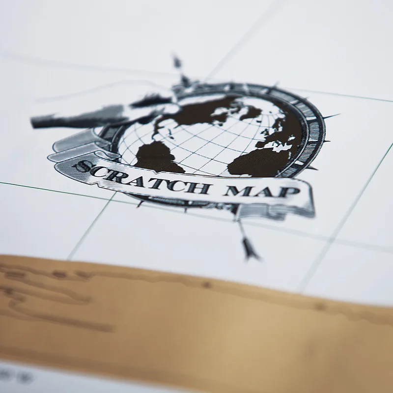 Large Home decoration Wall stickersTravel Scratch Off Map Personalized World Poster Traveler Vacation Log Originality Art | Дом и сад