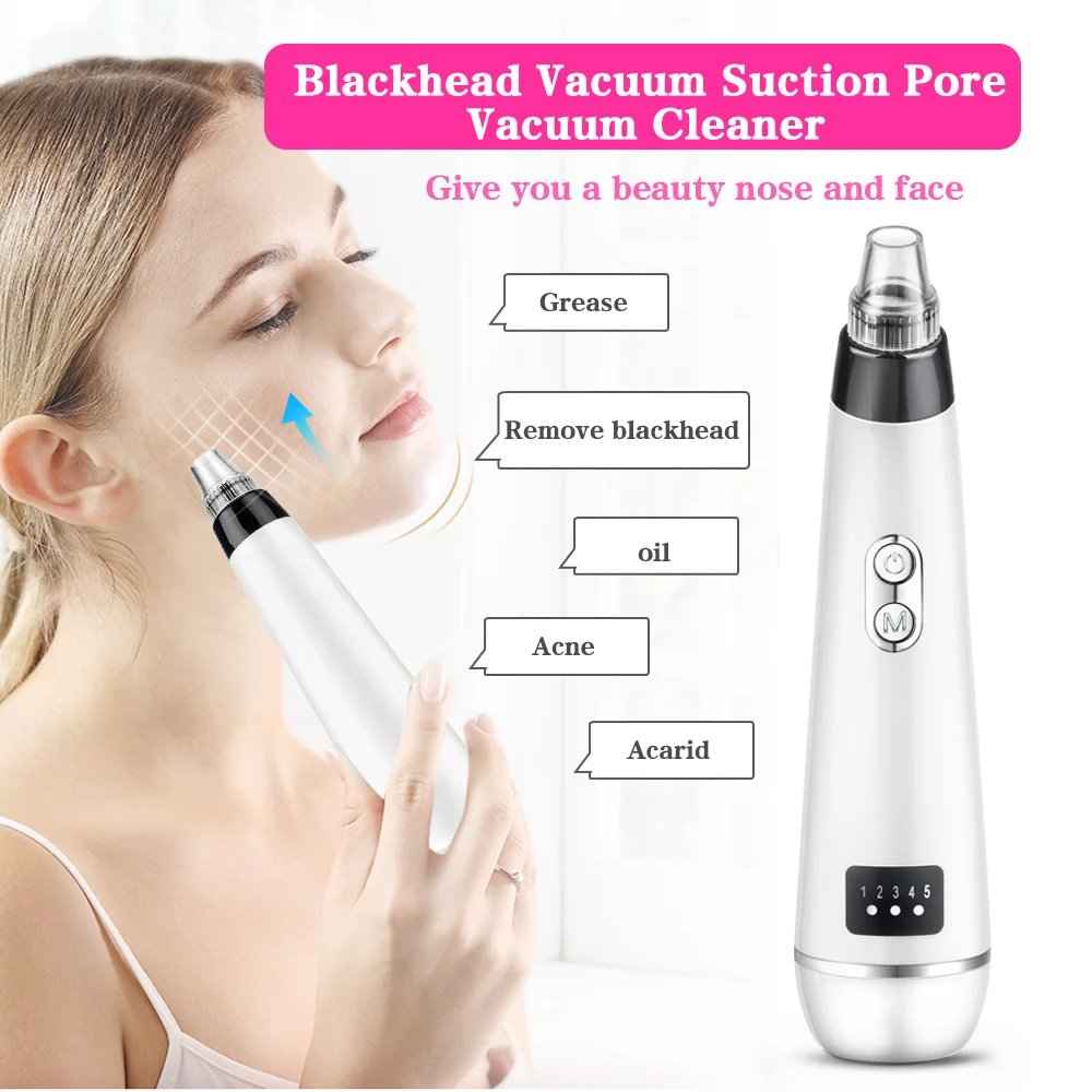 Пылесос для удаления угрей beauty Star вакуумные всасывающие поры пылесос для лица глубокие поры, акне средство для удаления прыщей уход за кожей лица
