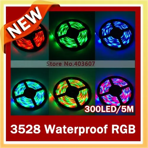 Daohe 5 метров СВЕТОДИОДНАЯ лента SMD 3528 60LED/M светодиодная Гибкая полоса 300 LED RGB не
