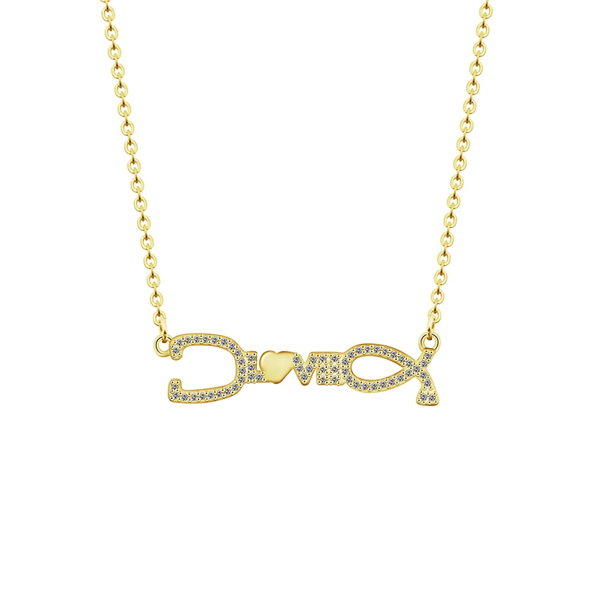 Women Nurse Heart Stethoscope Necklace Zircon Jewelry Gold Color Chain Crystal Love Statement Medicine Graduation Gift | Украшения и