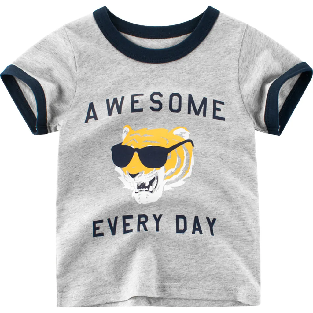 Летняя футболка для новорожденных мальчиков и девочек|Тройники| |