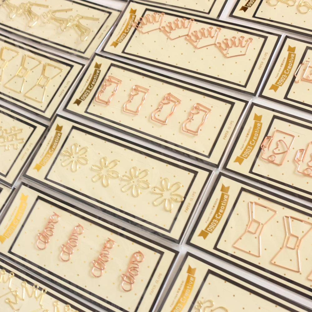 Набор креативных милых металлических канцелярских принадлежностей ручной