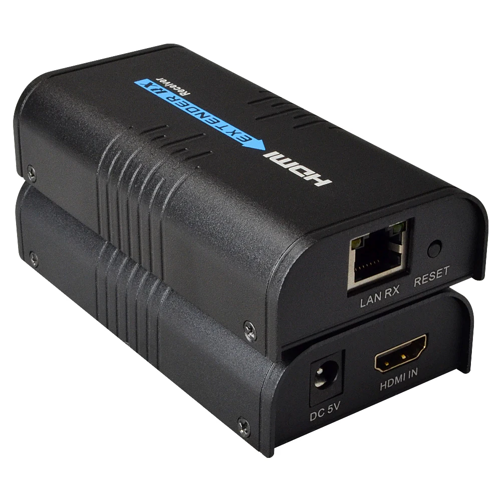 (1 Отправитель 2 приемника) HDMI удлинитель через переключатель локальной сети