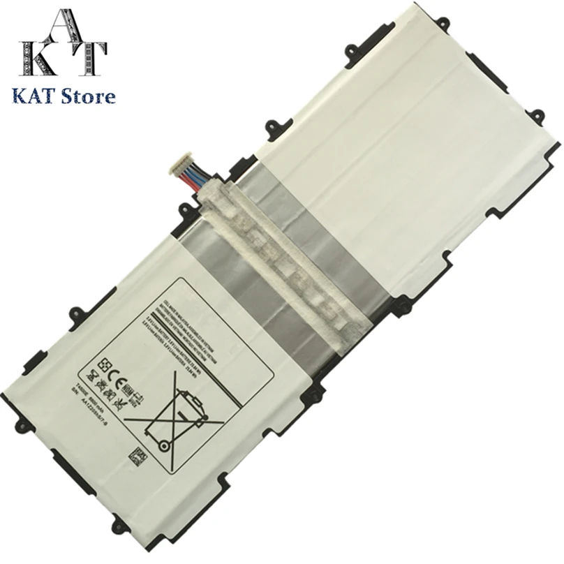 KAT T4500E 6800mAh Tablet Battery For Samsung Galaxy Tab 3 10.1 P5200 P5210 P5220 Batteries Best After-sales service | Мобильные