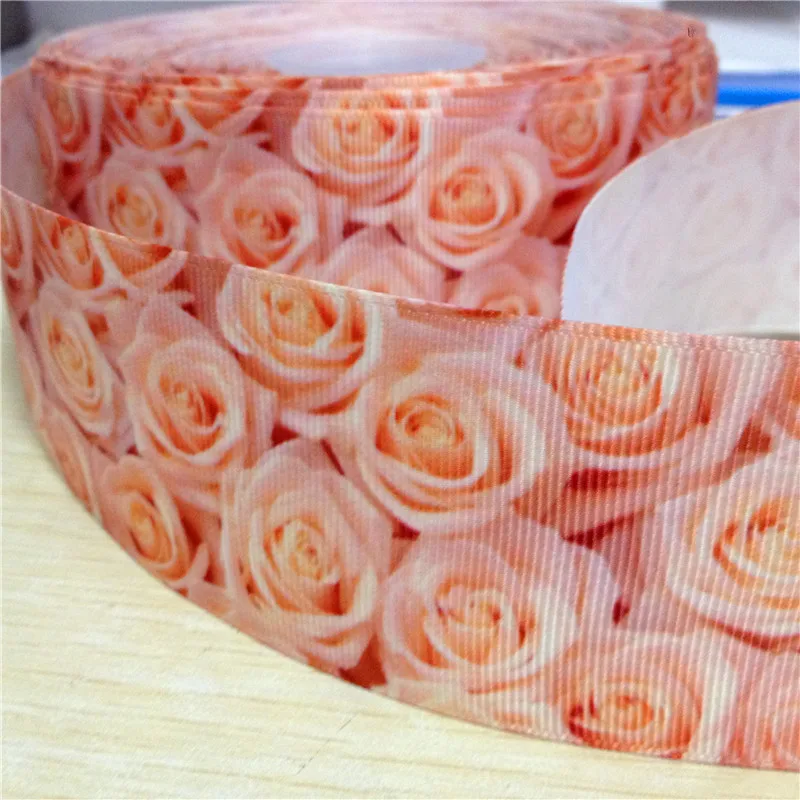 Выберите размер 9 16 22 25 38 50 75 мм ширина ленты с цветами цветочным принтом Grosgrain или