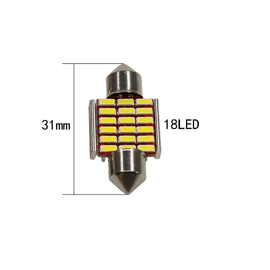 Гирлянда 31 мм 36 39 42 Светодиодная лампа C5W 4014 SMD Canbus Error Free авто Интерьер Чтение Doom