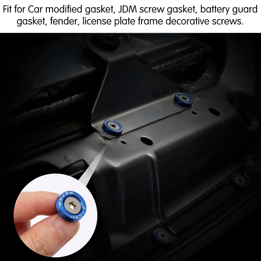 10 шт. универсальная модификация JDM наклейка наклейки пароль крыло шайба номерной