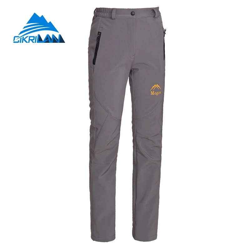 2017 Зима Softshell Ветрозащитный Восхождение Отдых Туризм На Открытом Воздухе Штаны
