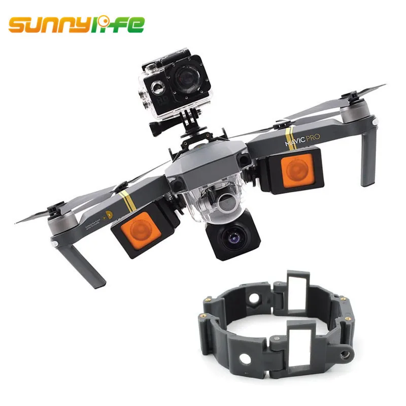 Для DJI Mavic Pro Drone Gimbal Крепление для камеры многофункциональный фиксированный кронштейн светодиодный светильник держатель с пряжкой для DJI Mavic Pro Аксессуары