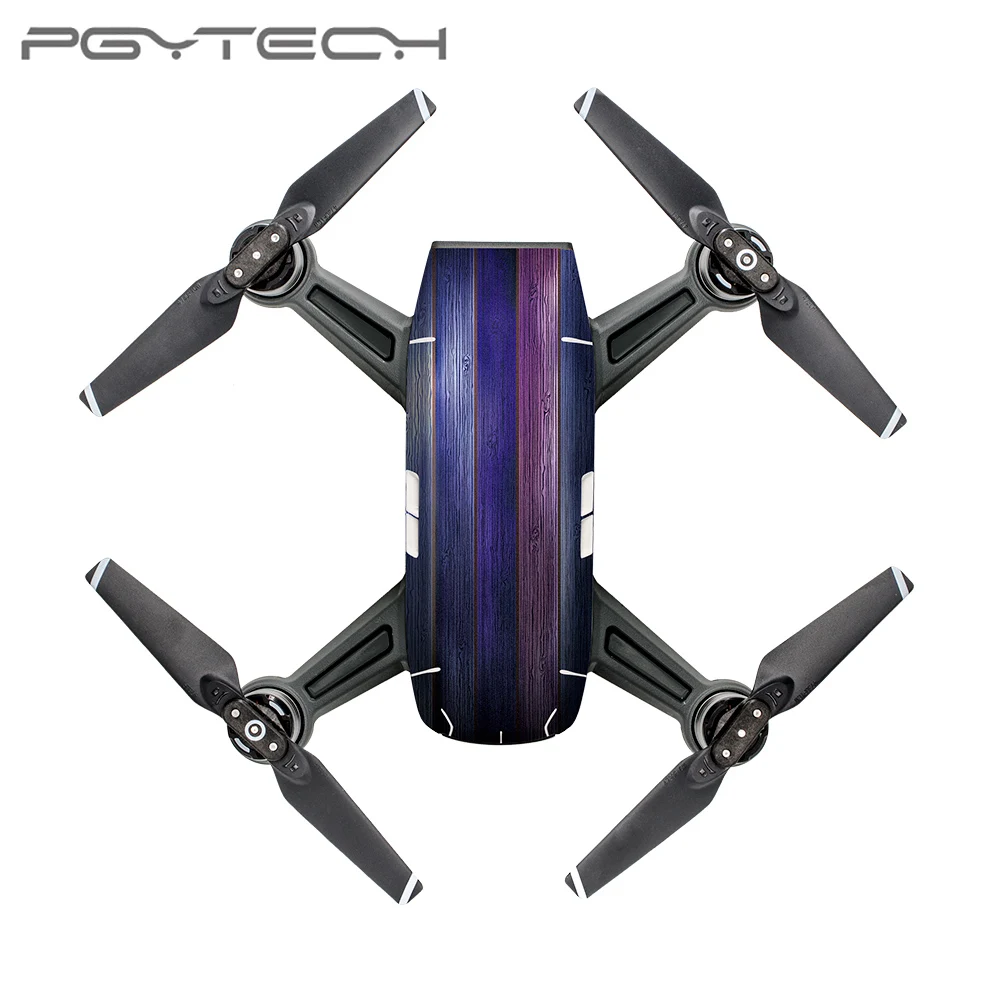 PGYTECH ПВХ водонепроницаемые крутые наклейки наклейка защита кожи для DJI Spark Drone