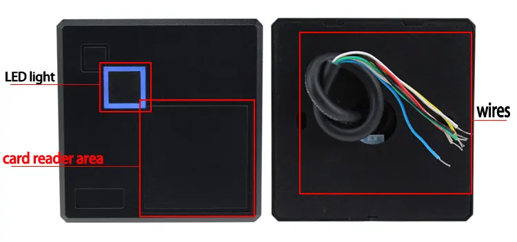 Считыватель Карт RFID NFC с большим диапазоном 13,56 МГц/125 кГц считыватель бесконтактных карт контроля доступа Wiegand26 выход с клавиатурой