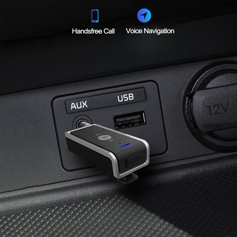 4 2 Bluetooth беспроводной задний зажим Aux аудио приемник адаптер Handsfree автомобильный