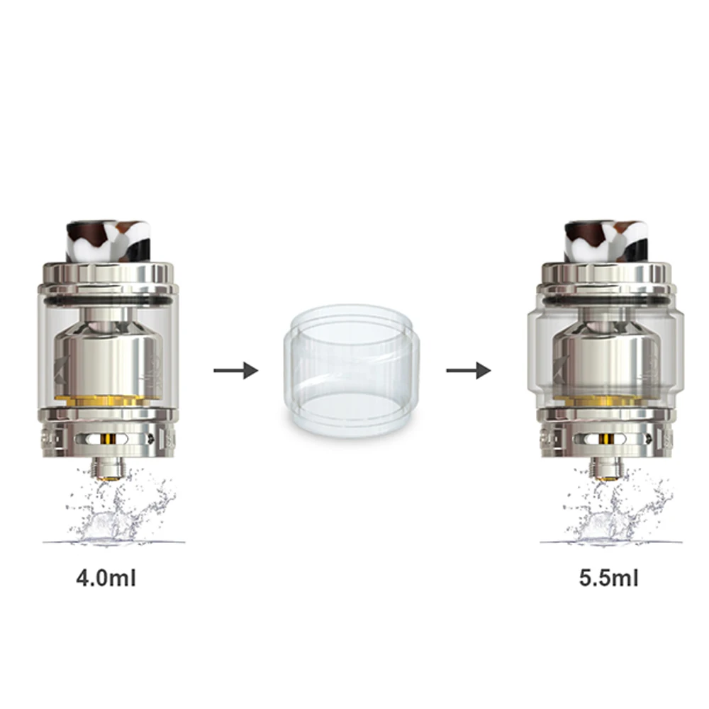 Оригинал Ehpro Billow X RTA DIY двойные катушки 4 мл/5 мл 510 Резьбовая электронная сигарета
