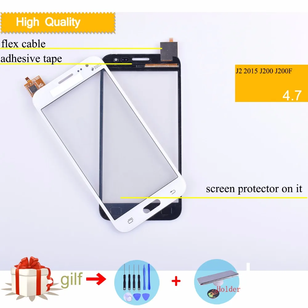 Сенсорный экран 4 7 дюйма для Samsung Galaxy J2 2015 J200 J200F Duos дигитайзер панель датчика