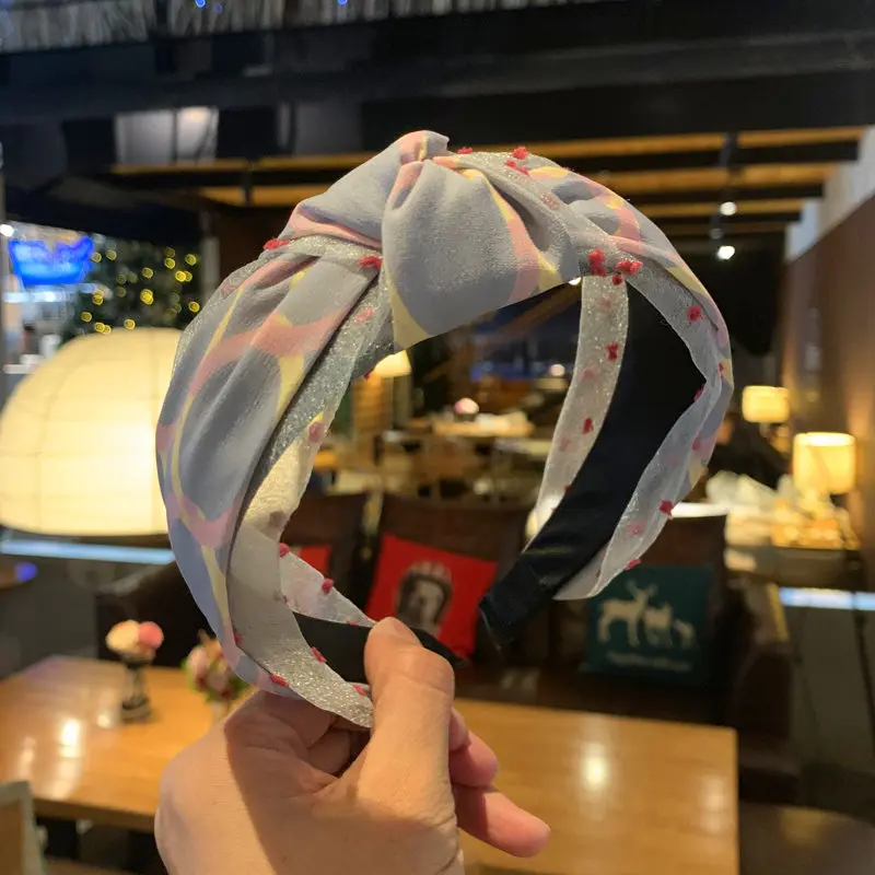 5 Корейский Бутик Hairband черный, белый цвет пряжи повязка на голову для ребенка Для женщин девочек волос руководитель группы аксессуары женские обручи для волос для лета - Цвет: 5