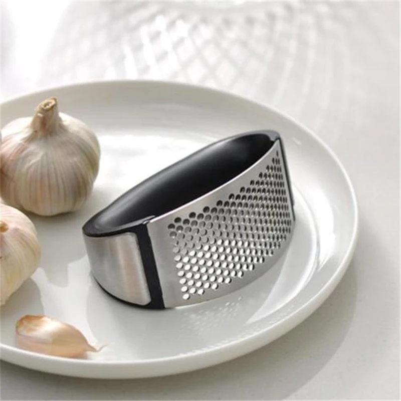 Pressure Garlic machine Home Kitchen Mincer Tool Stainless Steel Press Crusher Squeezer Masher | Дом и сад