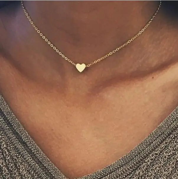 Na811 модное богемное простое и элегантное милое Персиковое сердце любовь цепочка