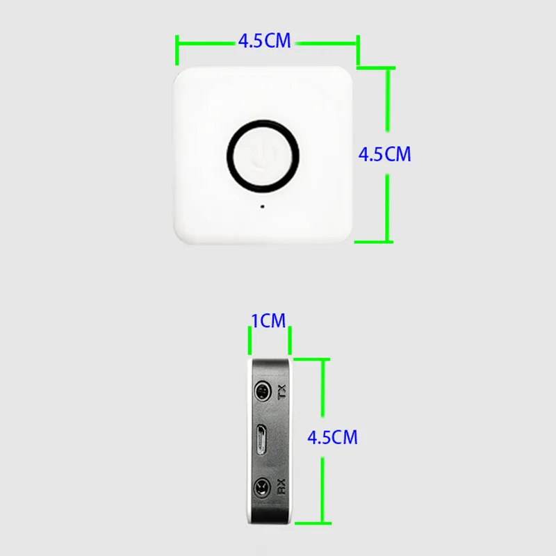 2 в 1 Bluetooth 4 приемник передатчик 3 5 мм беспроводной стерео аудио адаптер (белый) |
