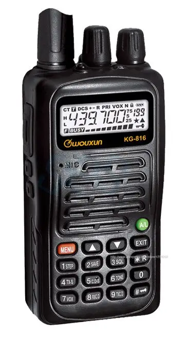 Водонепроницаемый WOUXUN kg-816 136-174 мГц КПК двухдиапазонный двухстороннее радио 10