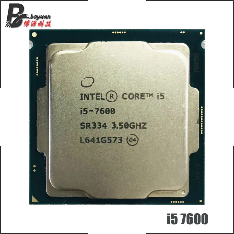 Процессор Intel Core i5 7600 3 5 ГГц четырехъядерный четырехпоточный 6 Мб 65 Вт LGA