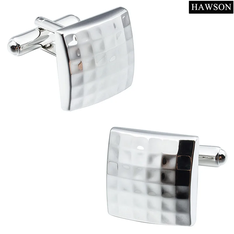 Модные полированные металлические запонки мужские рубашки с длинным рукавом