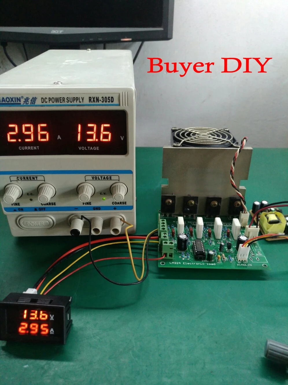 DIY наборы 150 Вт 10А тест емкости батареи er регулируемый постоянный ток электронный сброс нагрузки тест