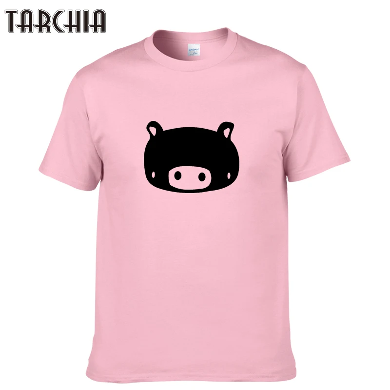 TARCHIA мужские летние топы и футболки Стиль мужской с О-образным вырезом коротким