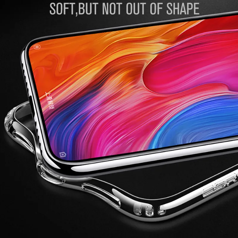 Дизайн подушки безопасности чехлы для Xiaomi Mi 9 Mi9 силиконовый мягкий прозрачный