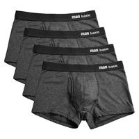 givanildo 4pcs boxers men shorts male underwear convenient fashion pee hombres ropa interior boxeador breathable knickers u813