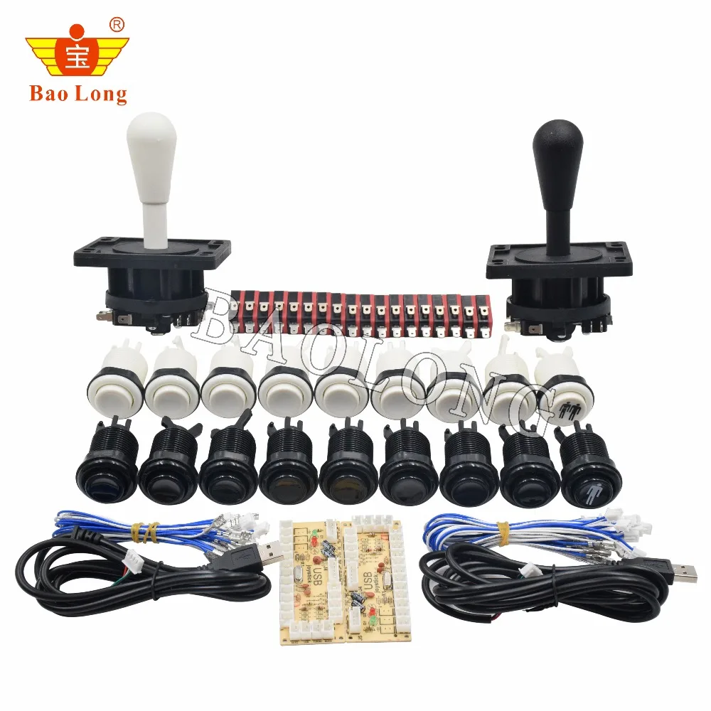 Высокое качество Аркада DIY Kit Zero Delay USB контроллер к ПК Подключение джойстик в