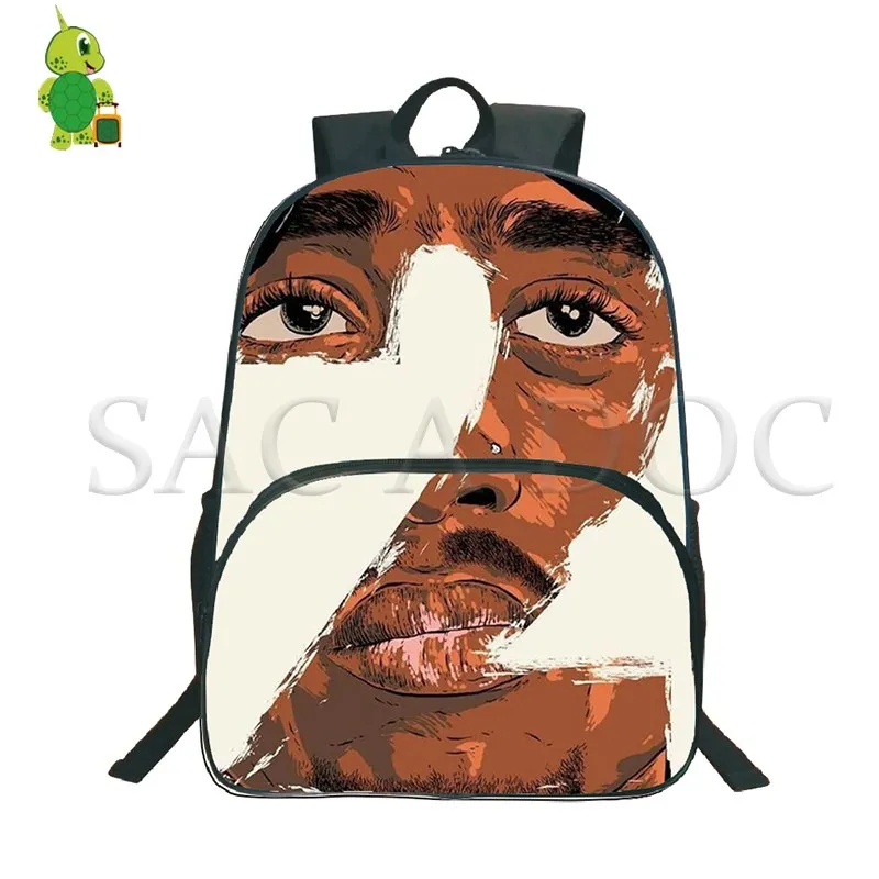 Рюкзак Tupac 2Pac в стиле хип-хоп, легенда, женские и мужские повседневные дорожные сумки, школьный рюкзак для подростков, девочек и мальчиков, вентиляторы, повседневный рюкзак - Цвет: 19