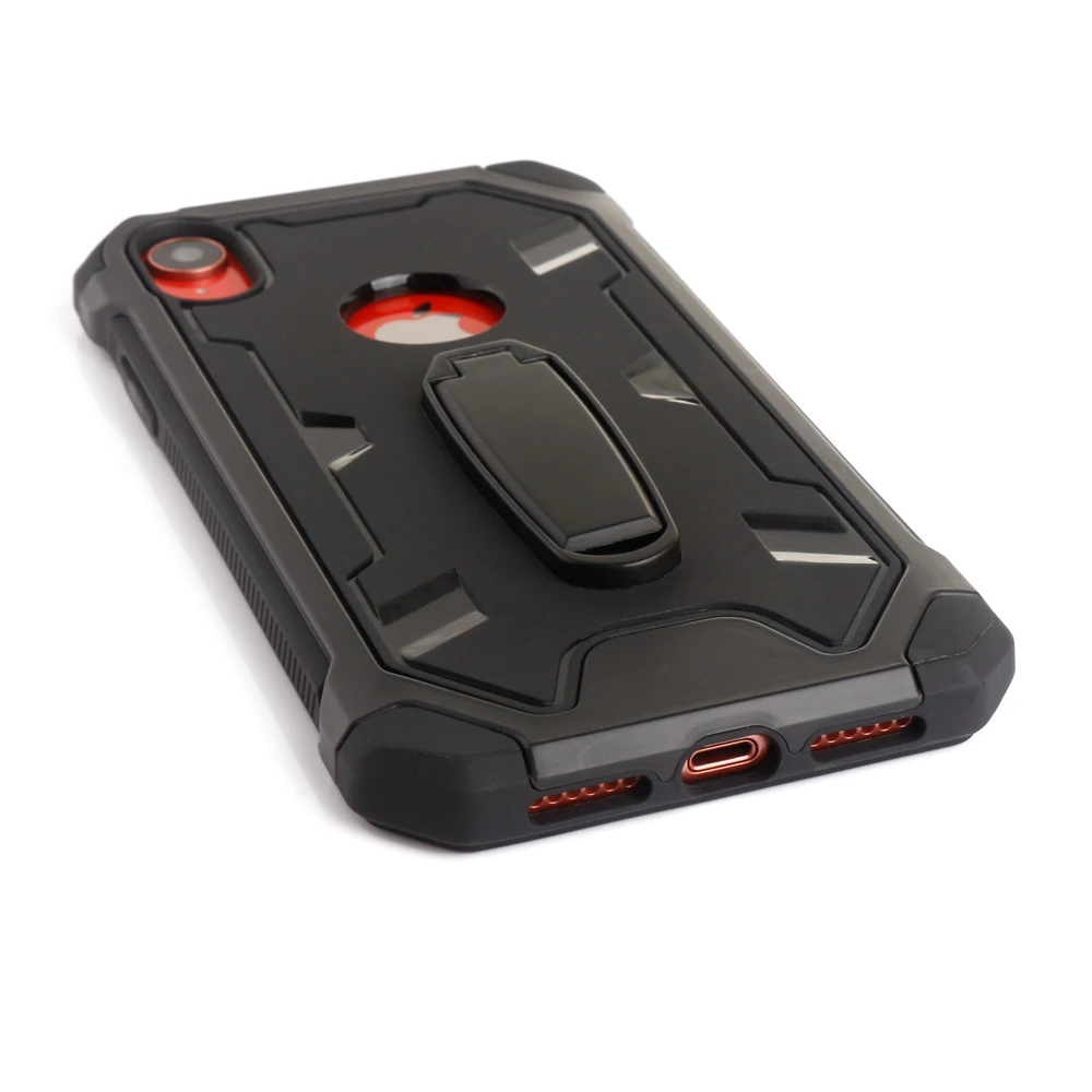 Eqvvol Armor Shockproof Phone Case For iPhone XS MAX XR X 8 7 6 6s Plus Camouflage Cases Stand Bracket Back Cover Soft Edge |