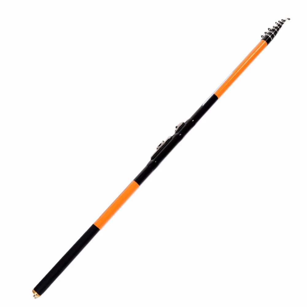 High Performance Sea Fishing Pole High Quality Carbon Fiber Telescopic Fishing Rod 2.4M 3.0 4.5M 5.4M 6.3M Spinning Fishing Rod enlarge
