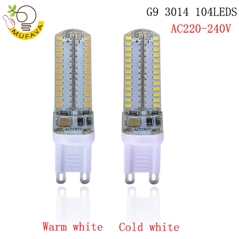G9 Светодиодная лампа 7 Вт 9 10 12 AC220V 240 в SMD 2835 3014 led g9 для замены 30/40 галогенная | Лампы