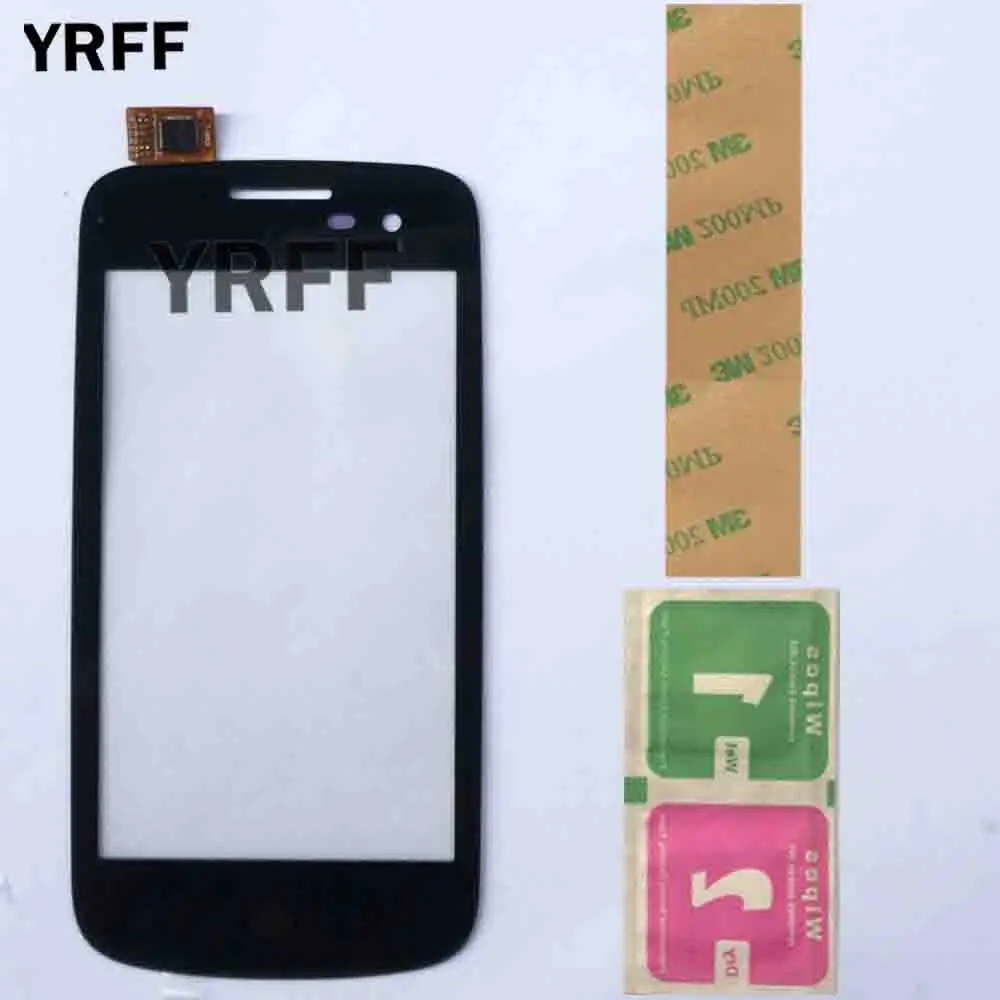 Стеклянная панель сенсорного экрана для Micromax A091, сенсорный экран, дигитайзер, стеклянный датчик, 4,0 дюймов, клейкие салфетки для мобильного телефона