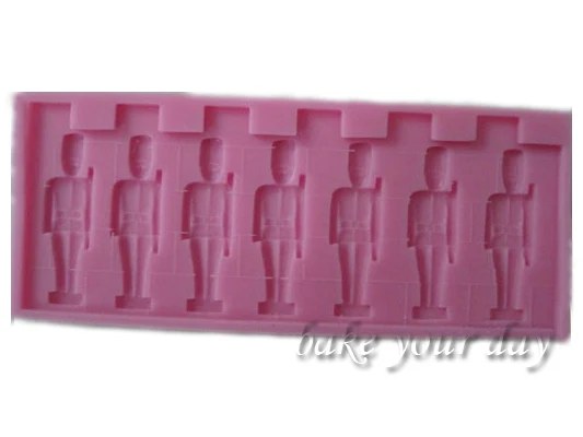 Церемониальные солдаты Мягкая силиконовая форма | Дом и сад