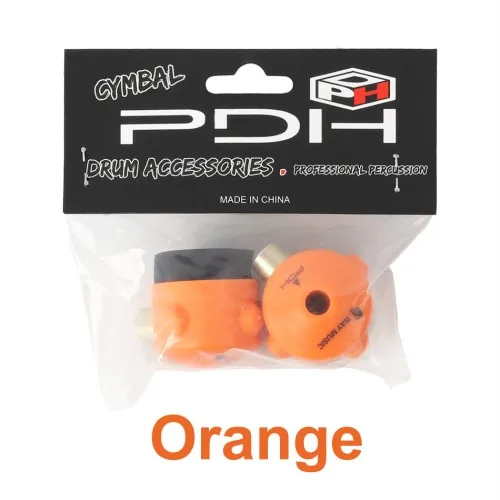 Orange PDH второго поколения тарелки Кепки 2 шт./упак. барабанные тарелки быстрая Кепки Мути-Цвет ударный аксессуар - Цвет: Orange