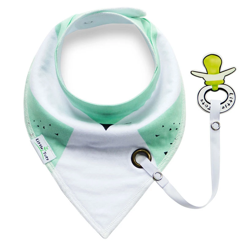 baby bibs Baberos Easy to Carry Nipple with Rope Cartoon slabbetjes Infant Bandana Dribble Bib For Newborn Feeding LA814954 | Детская