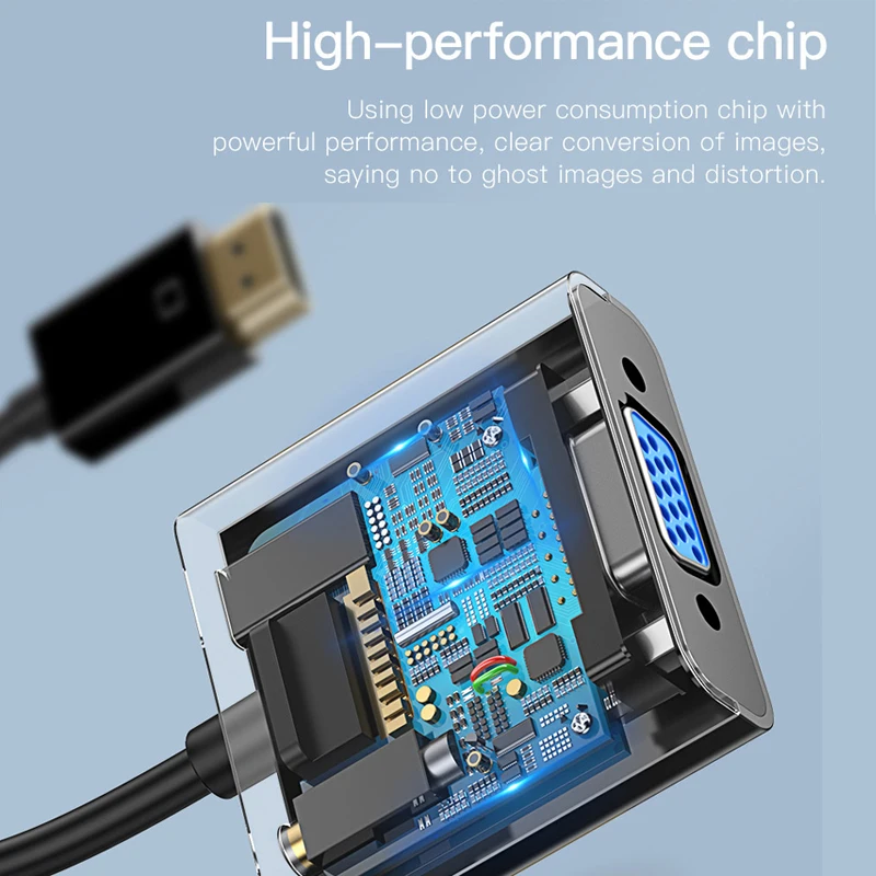 Urgrico hdmi-vga адаптер мужской для Famale HDMI VGA конвертер адаптер 1080P цифро-аналоговый видео аудио для ПК ноутбука планшета