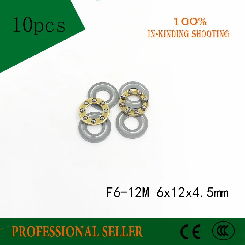 free-shipping-10-pcs-f6-12m-high-quality-thrust-ball-bearing-6x12x45mm-miniature-bearing